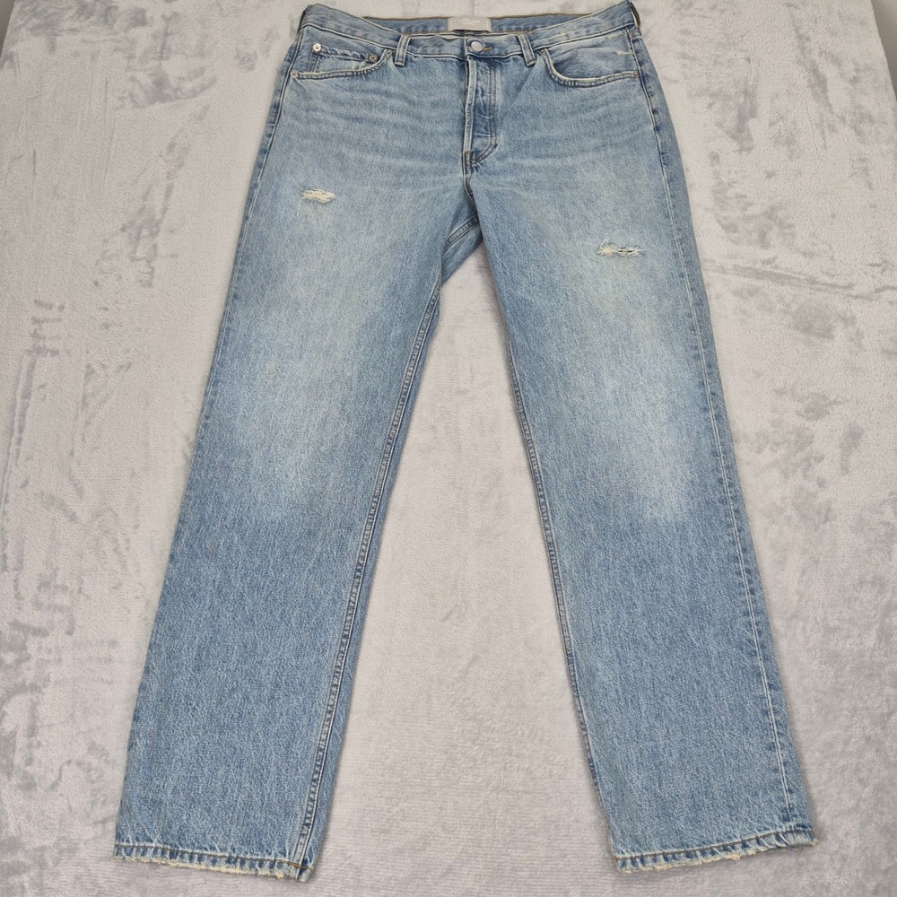 Everlane E9 (36 x 32) The Everybody Jean Light Wash Straight MW-RDJ Unisex Mens